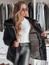 Kurtka damska pikowana WINTERGIRL czarna Dstreet TY4933