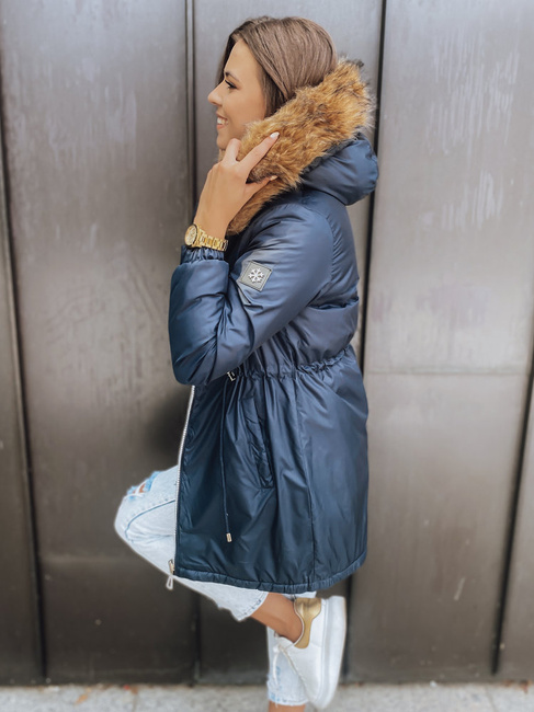 Kurtka zimowa damska parka SANAH granatowa Dstreet TY2888