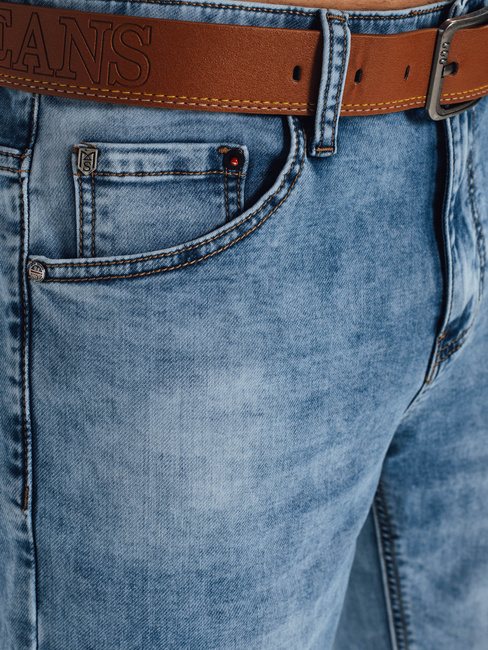 Spodenki męskie jeansowe niebieskie Dstreet SX2563