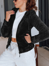 Bluza damska z kapturem czarna Dstreet BY1556