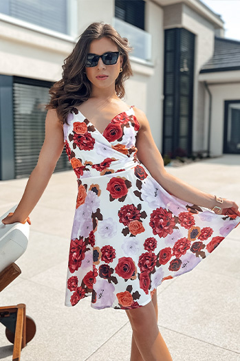 Sukienka LUMINA biała Dstreet EY2488