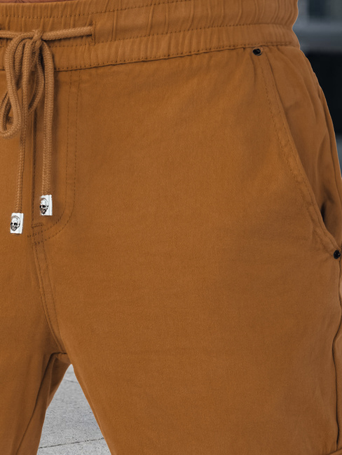 Spodnie męskie bojówki brązowe Dstreet UX4174
