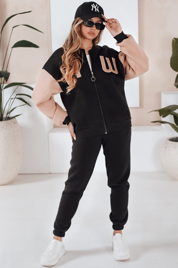 Komplet damski dresowy MALWA czarny Dstreet AY0768