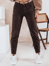 Spodnie damskie jeansowe STREETSTYLE brązowe Dstreet UY2393