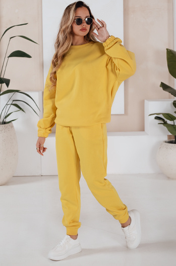 Komplet damski dresowy ARIELLA PREMIUM żółty Dstreet AY0734