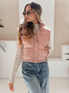 Kamizelka damska pikowana różowa Dstreet TY5199