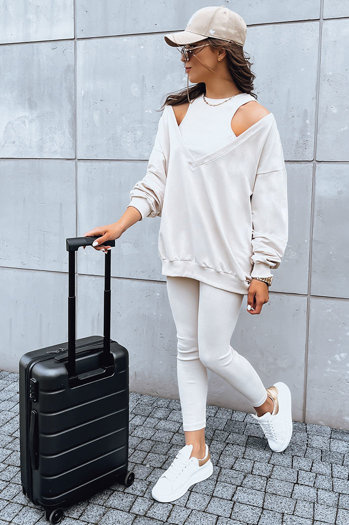 Komplet damski 3w1 ASTRAL ATTIRE beżowy Dstreet AY0893