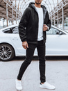 Rozpinana bluza męska ocieplana czarna Dstreet BX5597