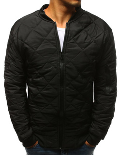 Kurtka męska pikowana bomber jacket czarna TX2215_1