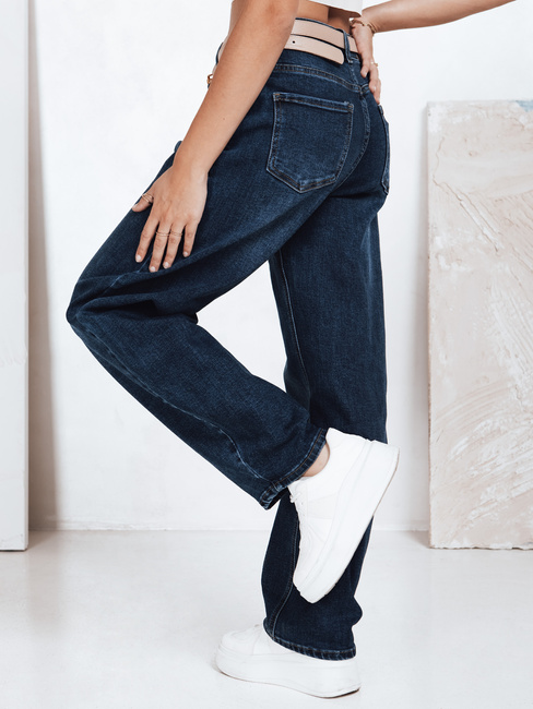 Jeansy damskie baggy niebieskie Dstreet UY2784