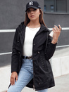 Kurtka przejściowa damska parka GLAMJACKET czarna Dstreet TY4384