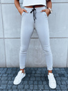 Spodnie damskie sportowe VELVET SKY jasnoszare Dstreet UY1628