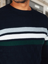 Sweter męski w paski granatowy Dstreet WX2334
