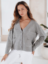 Damski kardigan SORELIE szary Dstreet MY2509