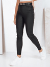 Jeansy damskie woskowane czarne Dstreet UY2761