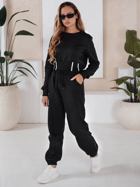 Damski komplet dresowy czarny Dstreet AY1159