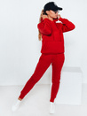 Komplet damski dresowy DRESSLILY czerwony AY0328