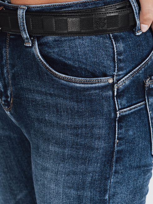 Jeansy damskie push up granatowe Dstreet UY2800