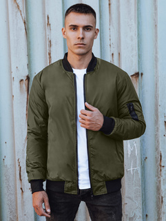 Kurtka męska bomber jacket zielona Dstreet TX4932_1