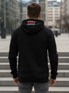 Bluza męska z kapturem czarna Dstreet BX5943