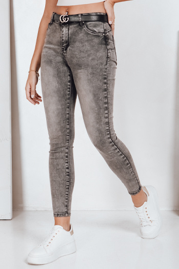Spodnie damskie jeansowe skinny JORNIX ciemnoszare Dstreet UY2192