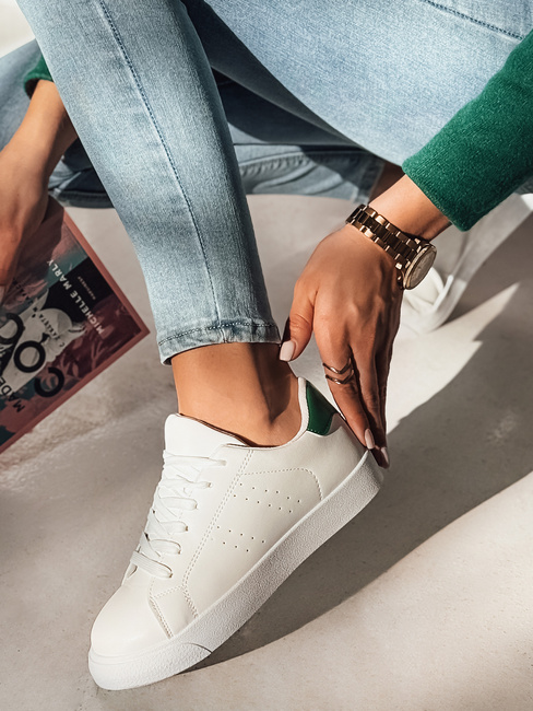 Sneakersy damskie SHINMOVE zielone Dstreet ZY0491