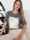 T-shirt damski CHANTE grafitowy Dstreet RY2585
