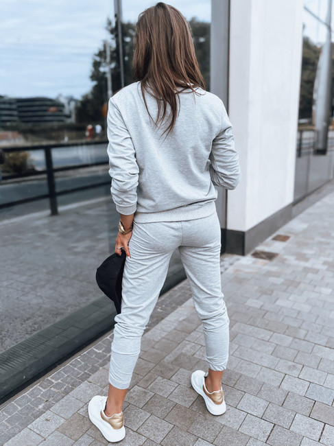 Dresowy komplet damski MILIAN jasnoszary Dstreet AY0816z