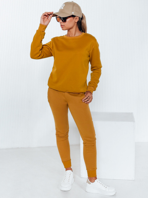 Komplet damski dresowy FITT kamelowy Dstreet AY0505