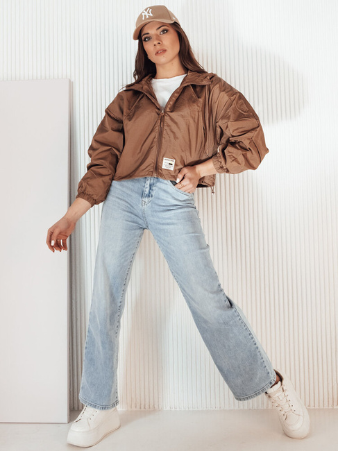 Kurtka przejściowa damska ISCAR brązowa Dstreet TY4234