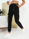 Spodnie damskie dresowe FLAYON czarne Dstreet UY2058