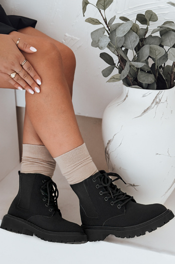 Botki damskie GRIPWAY czarne Dstreet ZY0581