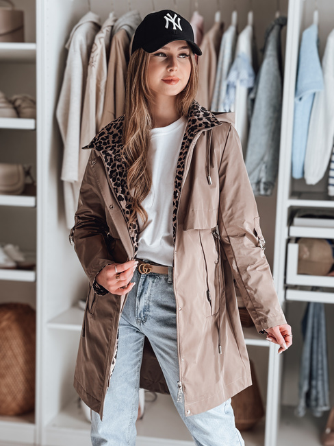 Kurtka przejściowa damska parka FERISSA khaki Dstreet TY4873