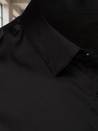 Koszula męska REGULAR FIT elegancka gładka czarna Dstreet DX2538