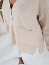 Damski kardigan SORELIE ecru Dstreet MY2510