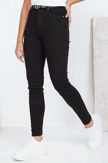 Jeansy damskie skinny czarne Dstreet UY2756