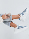 Sneakersy damskie na platformie MODNIKKI niebieskie Dstreet ZY1003