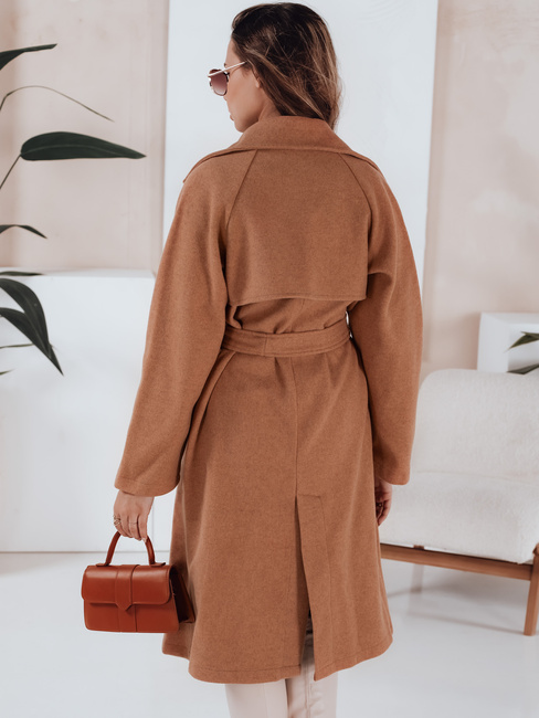 Płaszcz damski NANCY kamelowy Dstreet TY3885