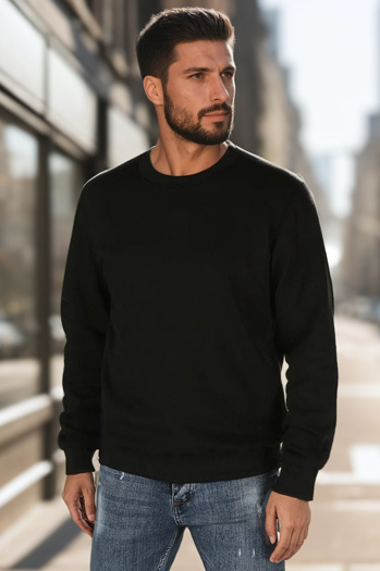 Bluza męska czarna Dstreet BX5915