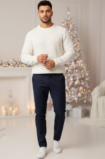 Spodnie męskie granatowe Dstreet UX4411z