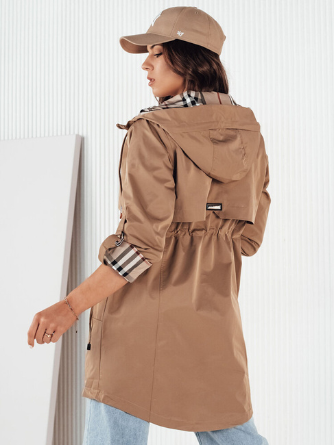 Kurtka przejściowa damska parka VERDU beżowa Dstreet TY4225