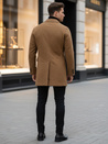 Płaszcz męski zimowy kamelowy Dstreet CX0362