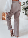 Spodnie damskie casualowe wide leg BOHO DAY szare Dstreet UY2650