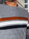Sweter męski w paski szary Dstreet WX2335