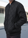 Kurtka męska pikowana bomber jacket czarna TX2215