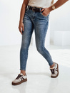 Spodnie jeansowe damskie JEANSETTA z paskiem w zestawie niebieskie Dstreet UY2202