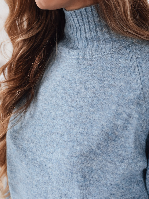 Sweter damski półgolf niebieski Dstreet MY2536