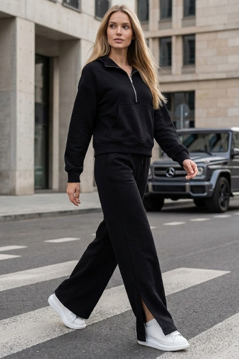 Komplet dresowy damski MARINO czarny Dstreet AY0976