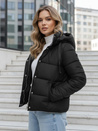 Kurtka damska zimowa długa czarna Dstreet TY5151