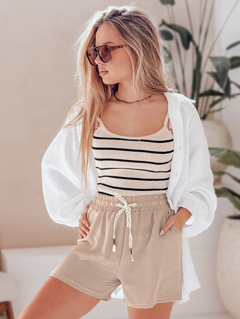 Spodenki damskie NOT TOMORROW khaki Dstreet SY0447